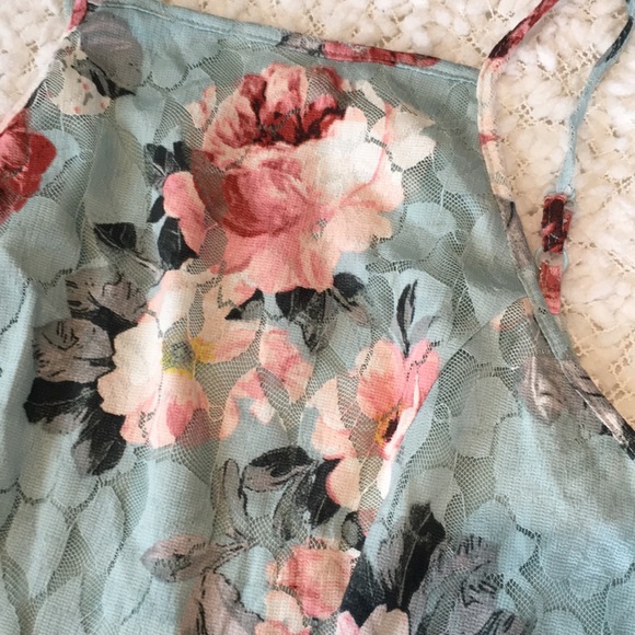 NWT Lace Fit & Flair Floral Dress Netted Underlay - Picture 5 of 16